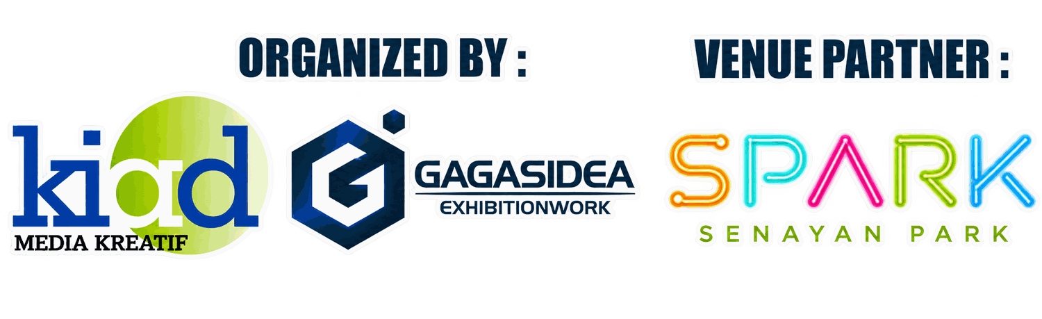 Organized by Kiad Media Kreatif dan Gagasidea Exhibitionwork, venue partner SPARK Senayan Park